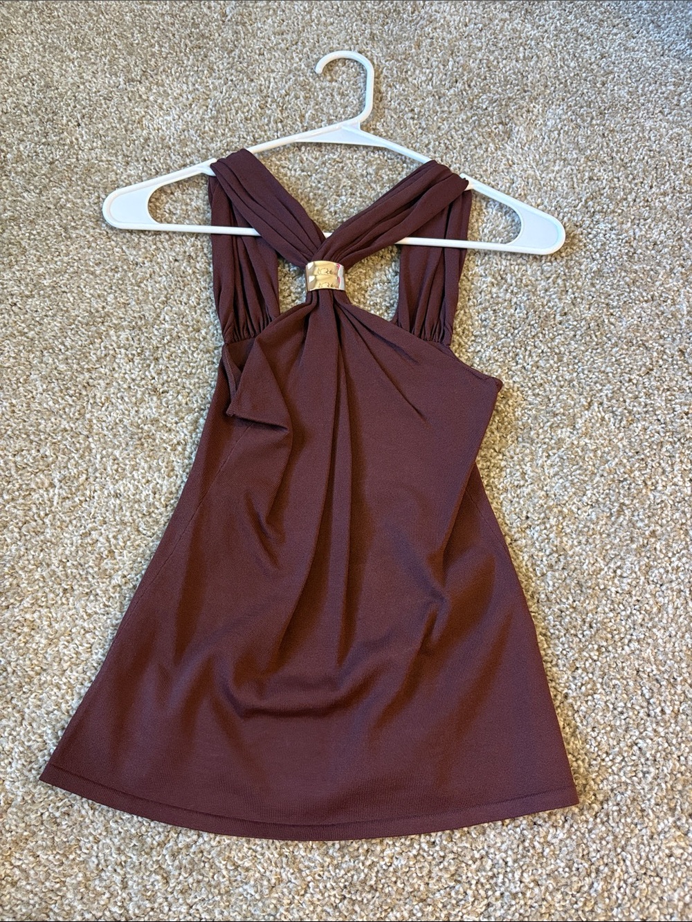 Zara brown top